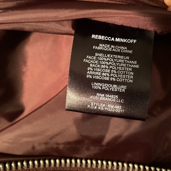 Brand new Rebecca Minkoff burgundy jacket - Picture 4 of 4